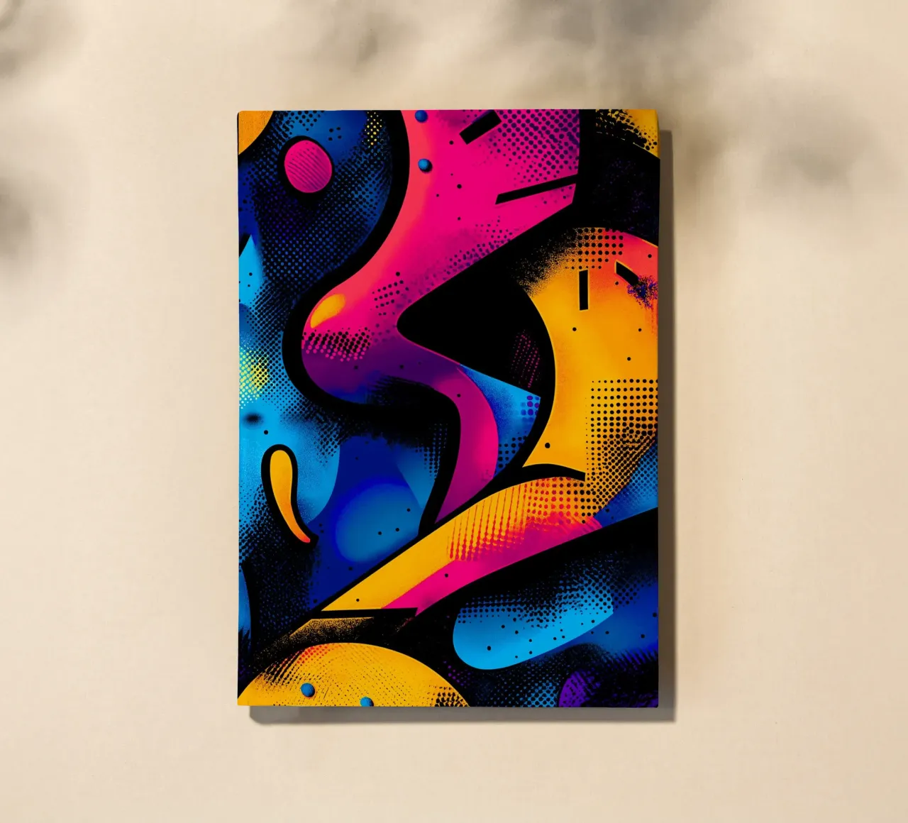 Colourful Pop Art in Abstract Style notebook by DWA