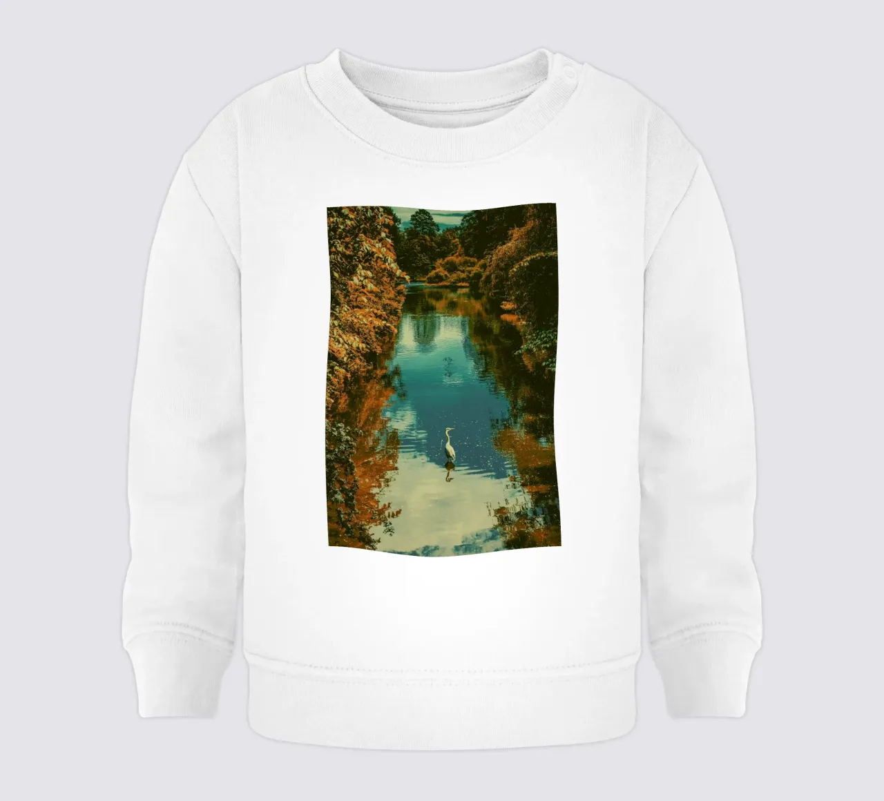 The Heron felpa neonato da Pale Grain