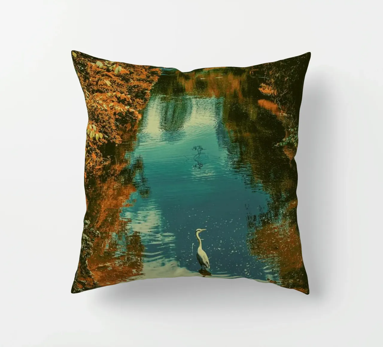 The Heron cuscino da Pale Grain
