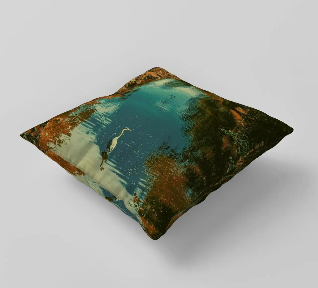 The Heron cuscino da Pale Grain