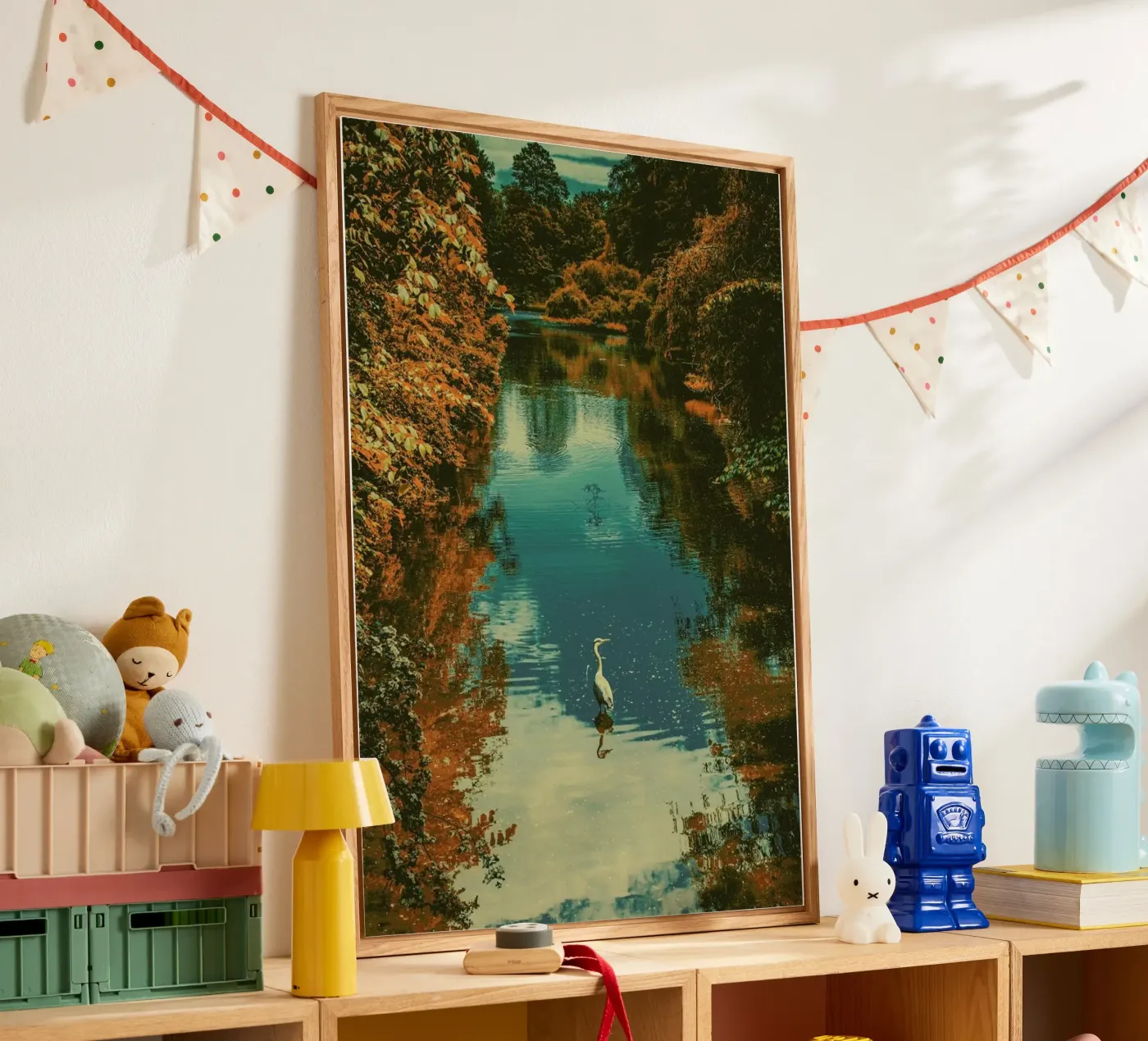 The Heron acrylic glass by Pale Grain