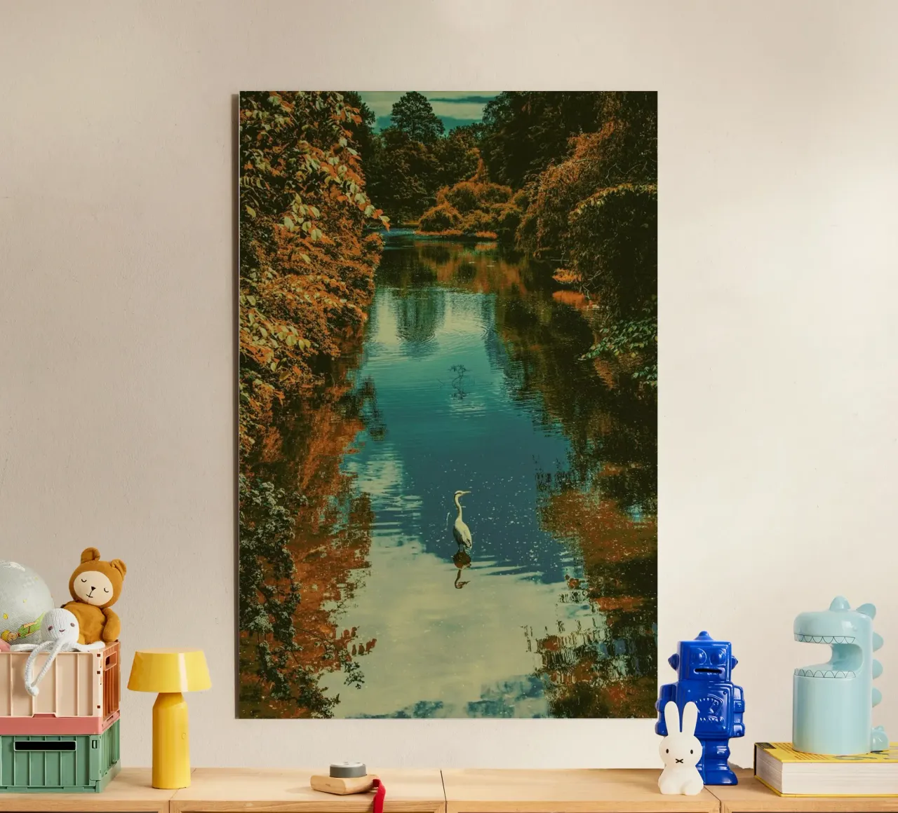 The Heron alluminio dibond da Pale Grain