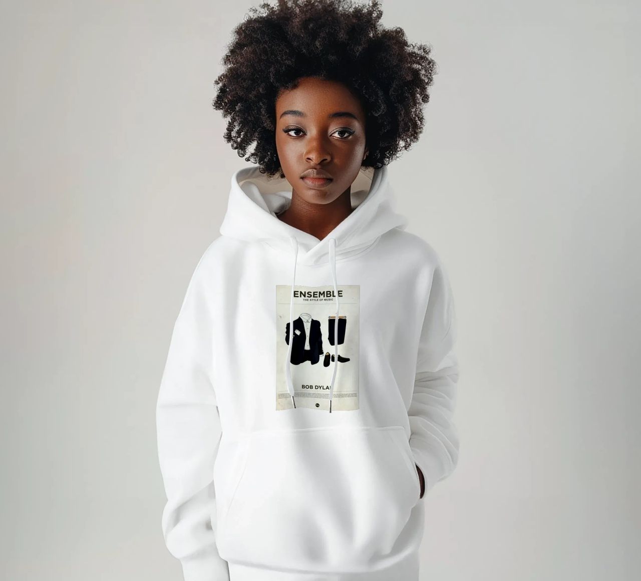 Ensemble Bob Dylan felpa con cappuccio da Moxy Creative House