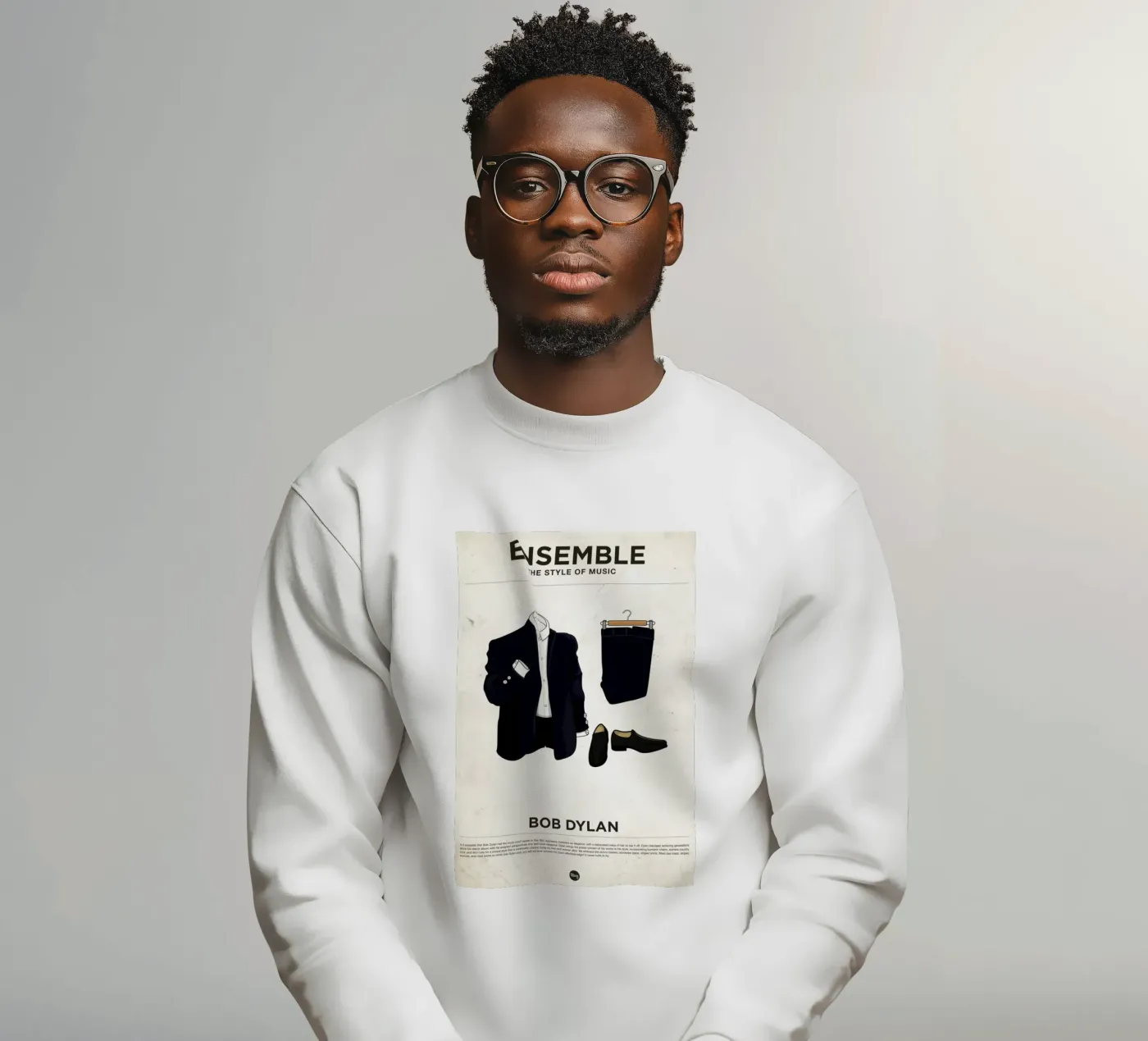 Ensemble Bob Dylan felpa da Moxy Creative House