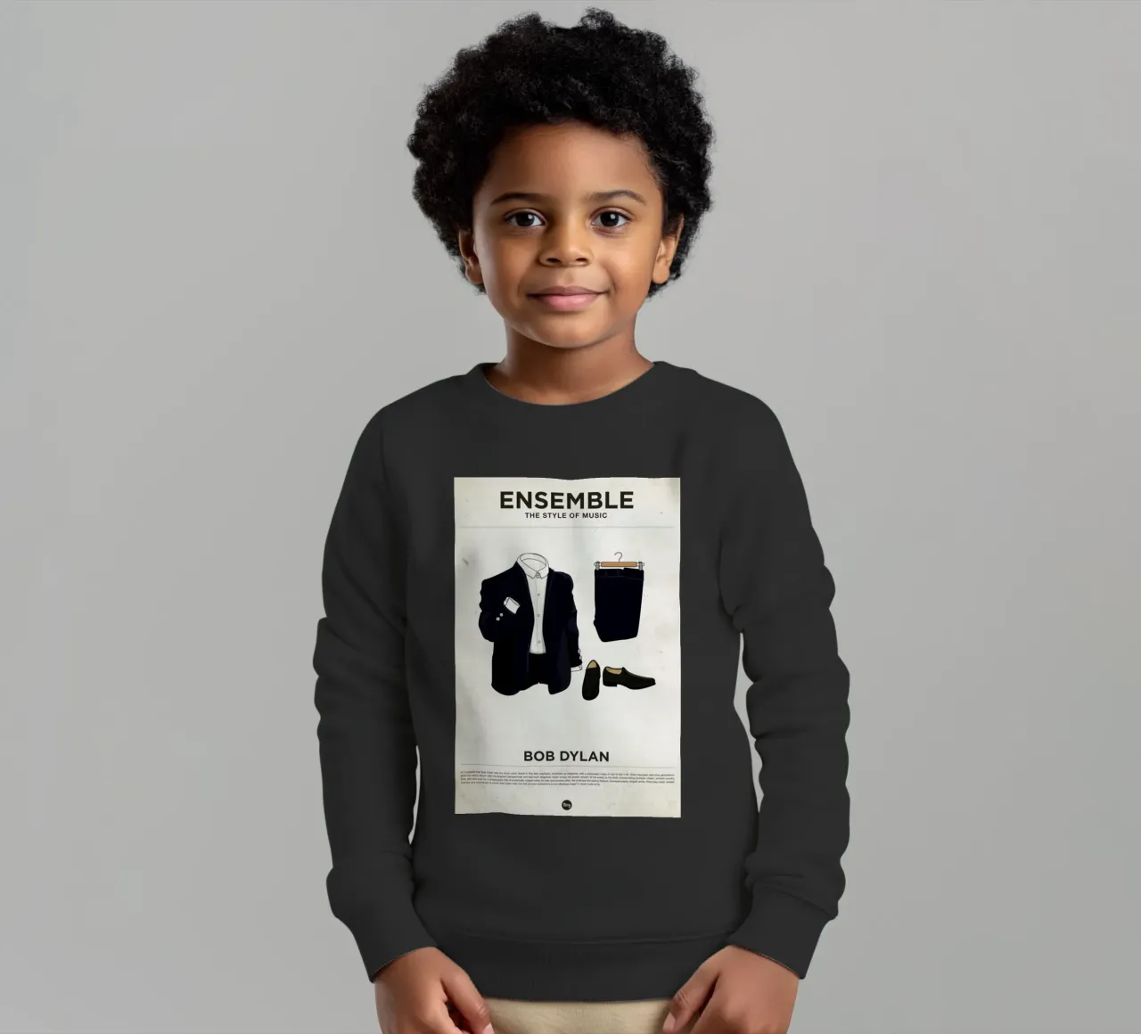 Ensemble Bob Dylan felpa bambino da Moxy Creative House