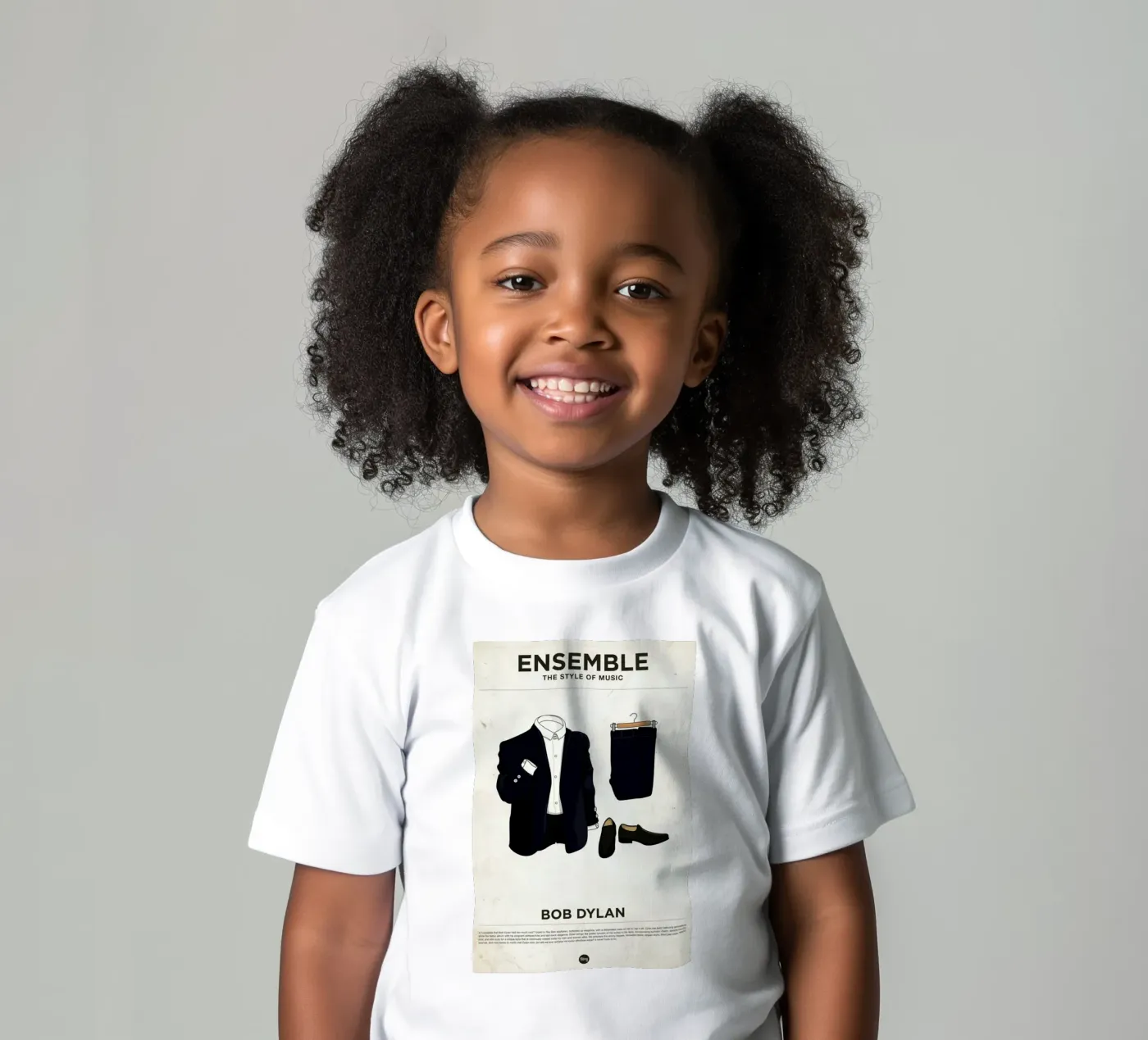 Ensemble Bob Dylan t-shirt bambini da Moxy Creative House