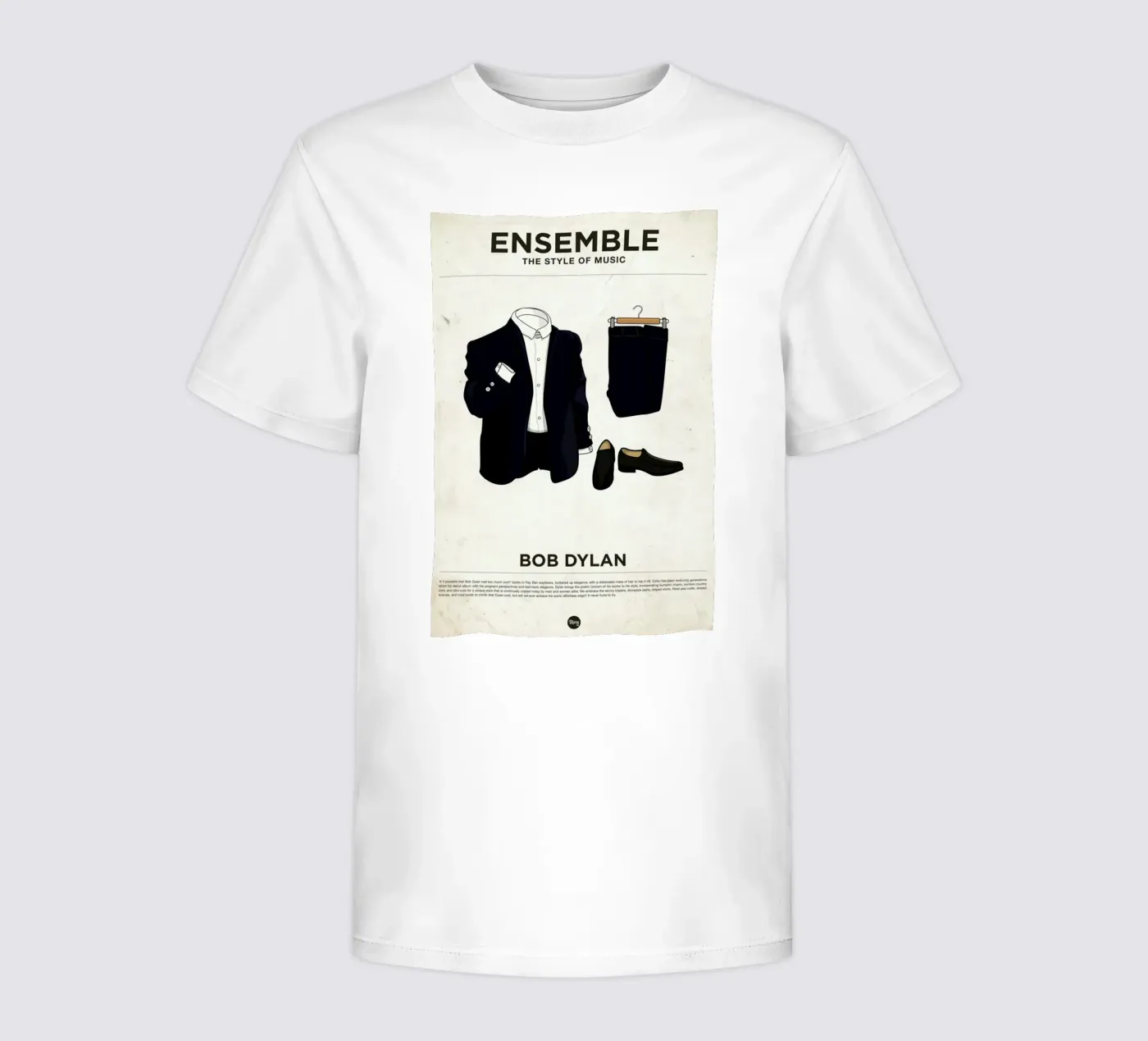 Ensemble Bob Dylan t-shirt bambini da Moxy Creative House