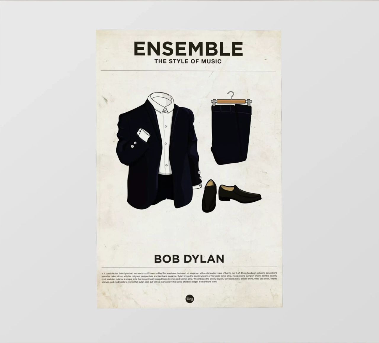 Ensemble Bob Dylan pellicola backlit da Moxy Creative House