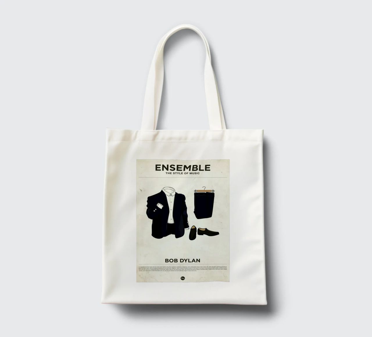 Ensemble Bob Dylan borsa in juta da Moxy Creative House