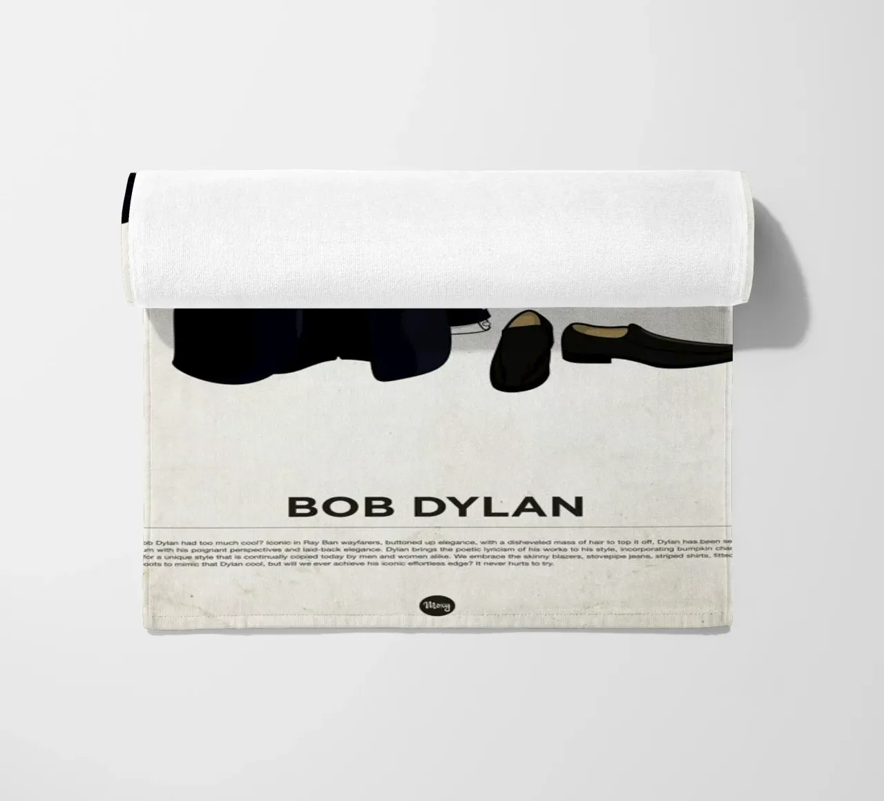 Ensemble Bob Dylan strandhanddoek van Moxy Creative House