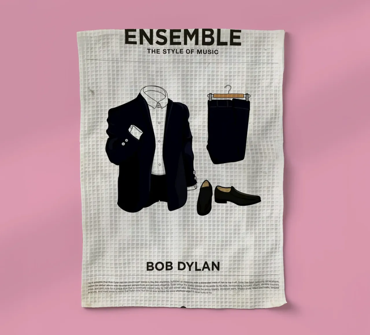 Ensemble Bob Dylan torchon de Moxy Creative House