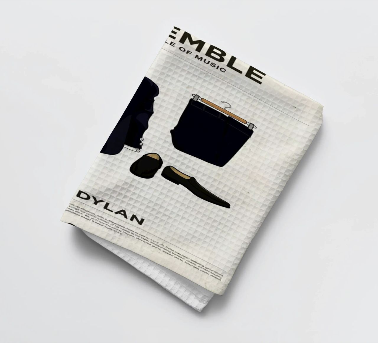 Ensemble Bob Dylan canovaccio da cucina da Moxy Creative House