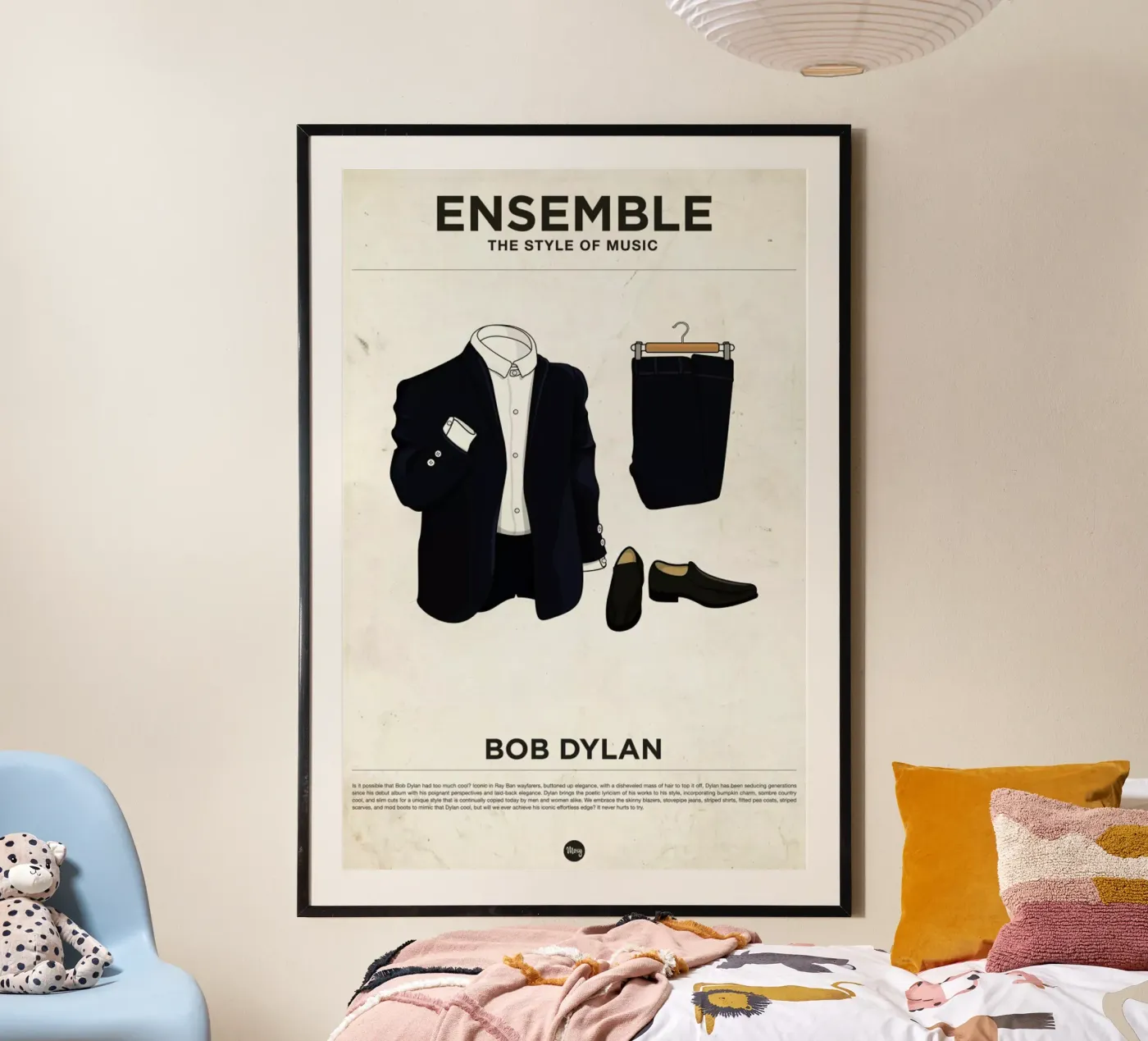 Ensemble Bob Dylan poster van Moxy Creative House