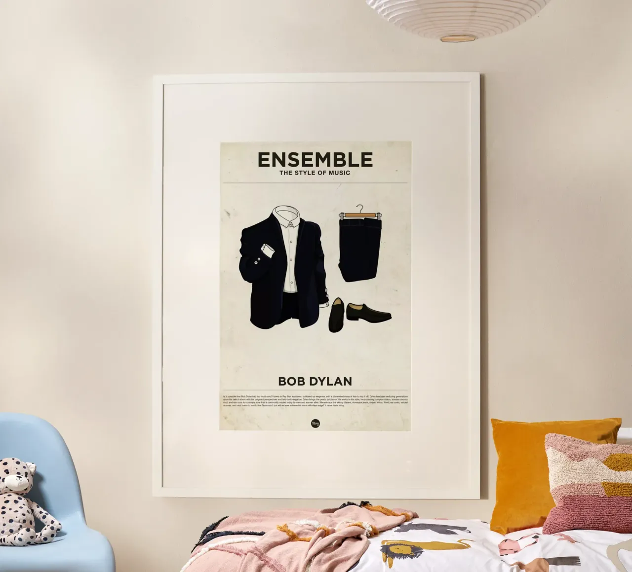 Ensemble Bob Dylan poster da Moxy Creative House