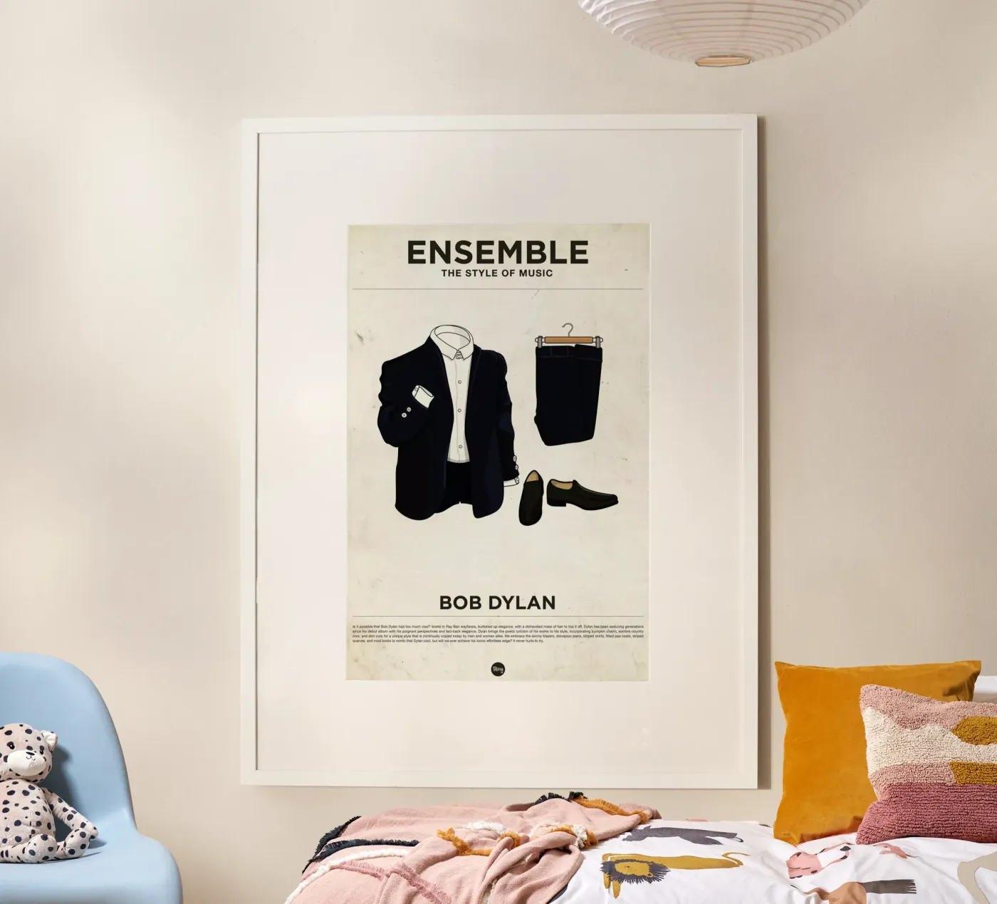 Ensemble Bob Dylan poster van Moxy Creative House