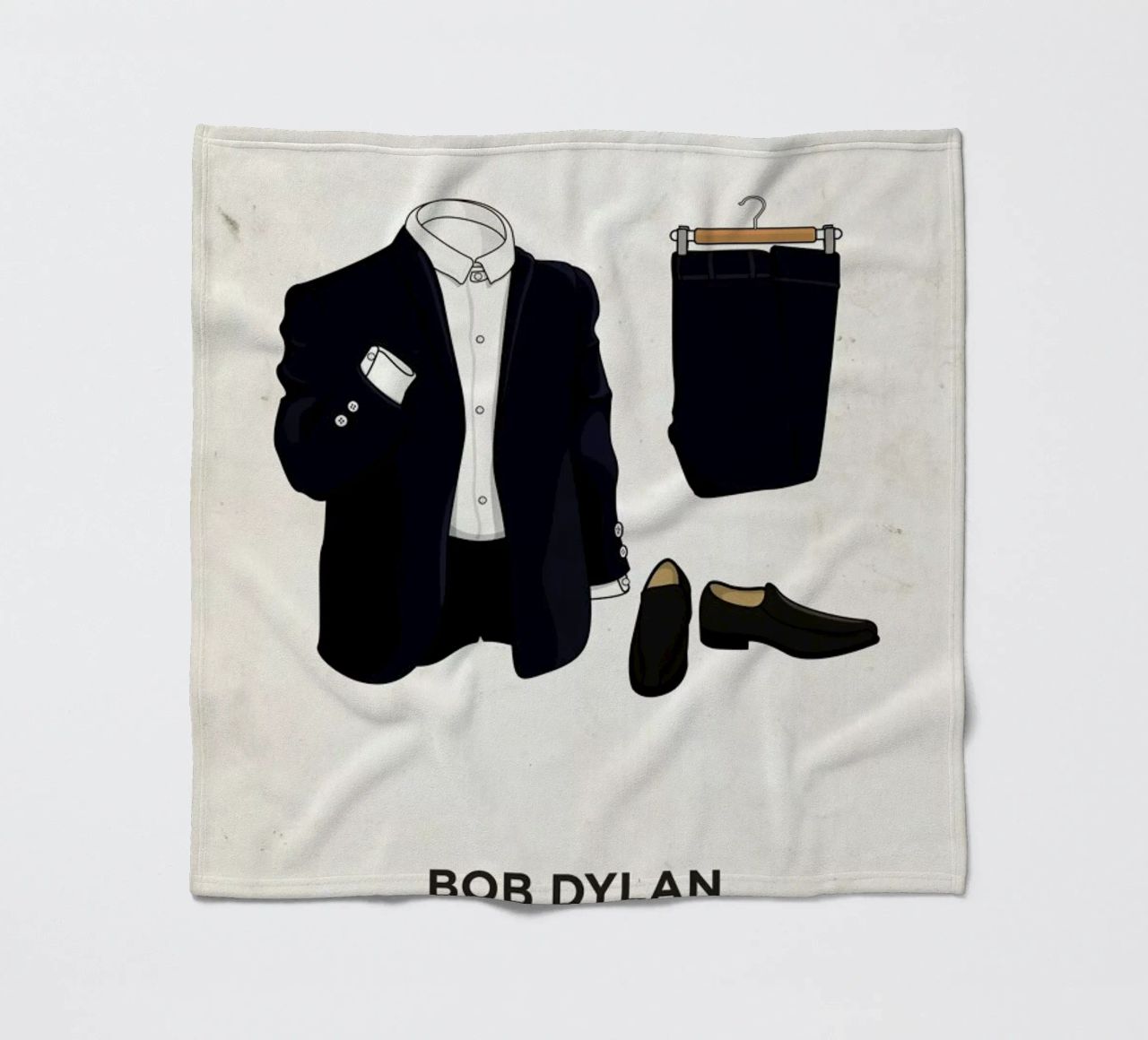 Ensemble Bob Dylan coperta in pile da Moxy Creative House