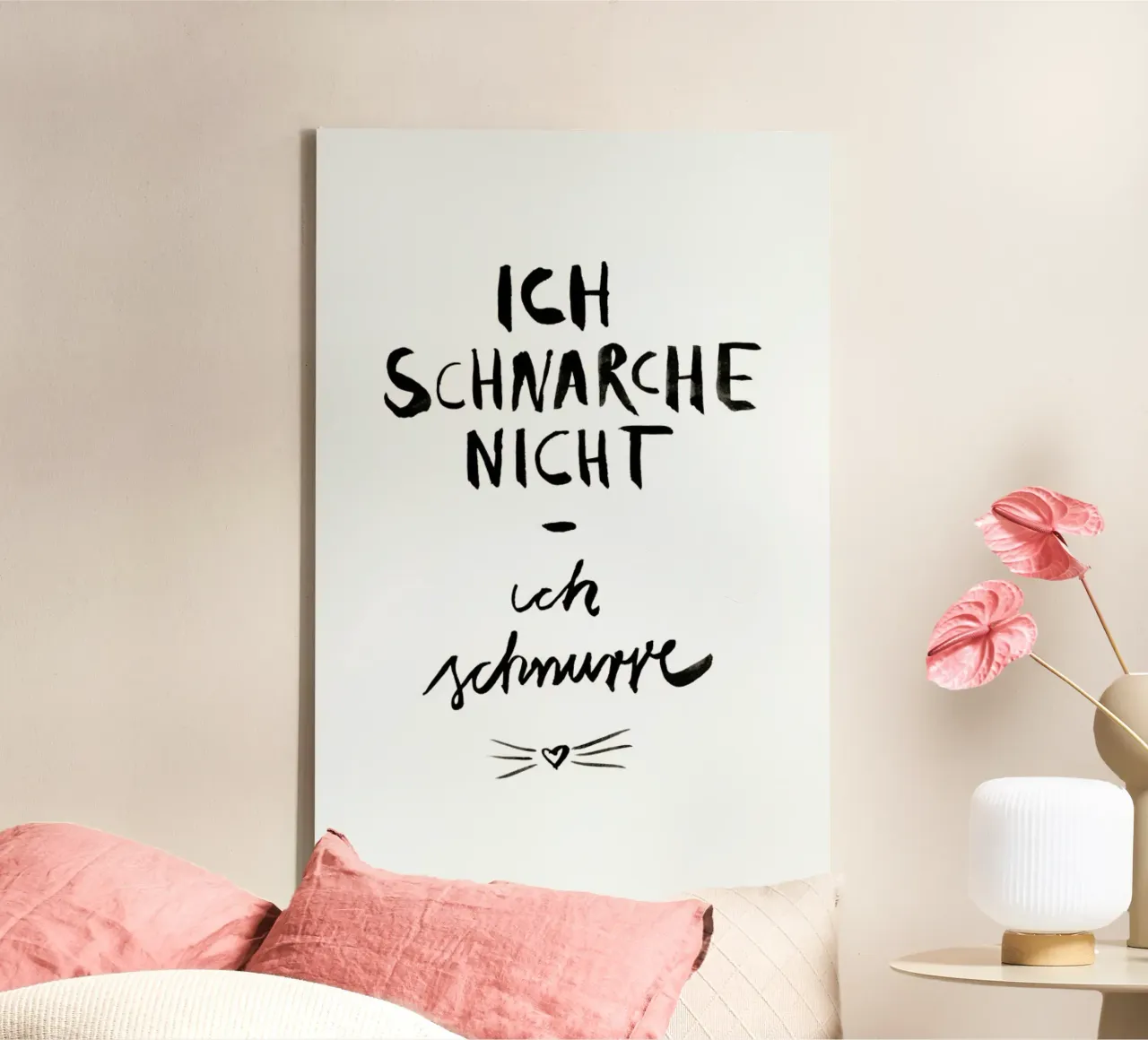 Schnurren tela con Cornice a cassetta da typealive