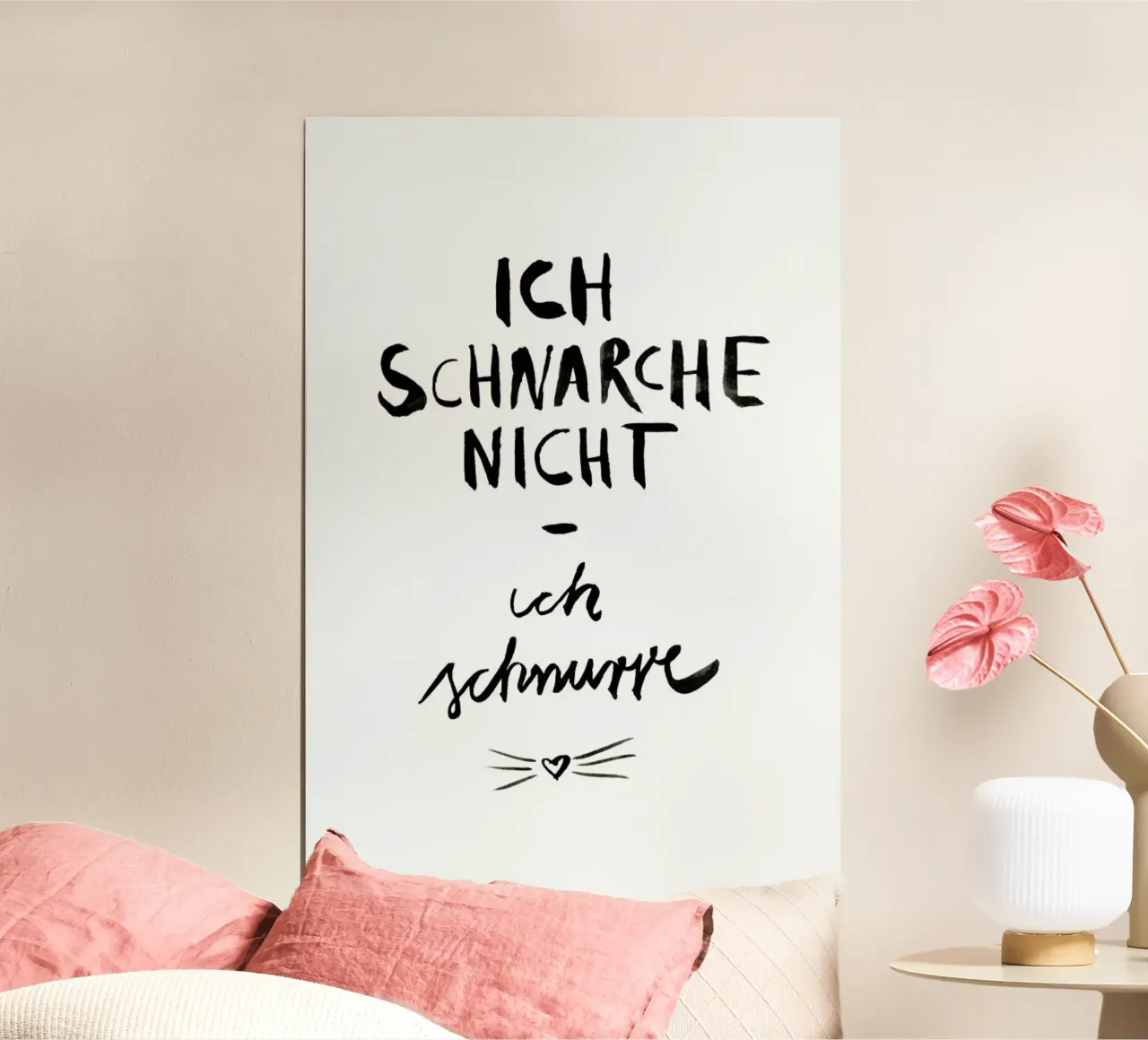 Schnurren poster con telaio in plastica da typealive