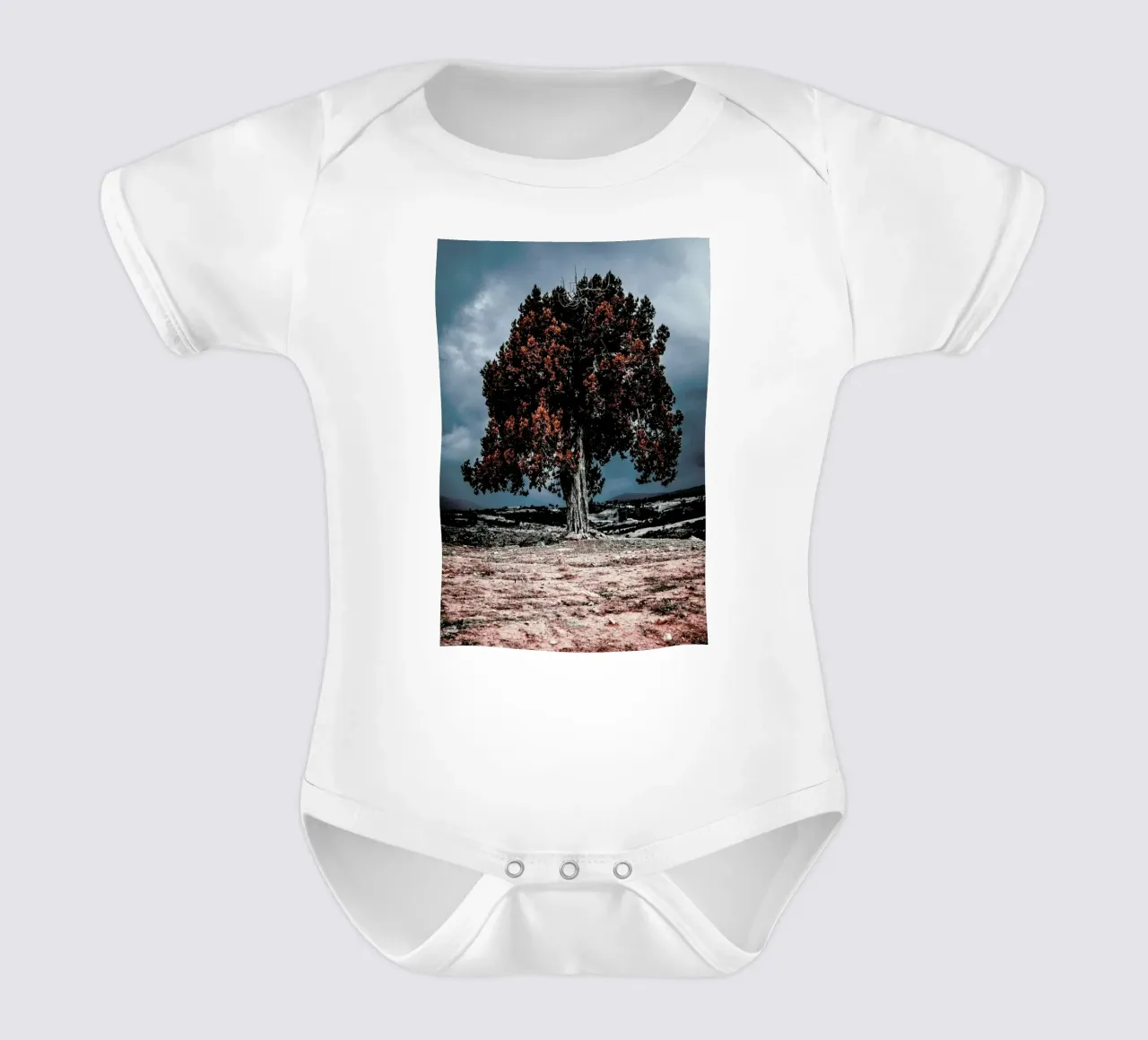 The Red Giant Tree body neonato maniche corte da Pale Grain