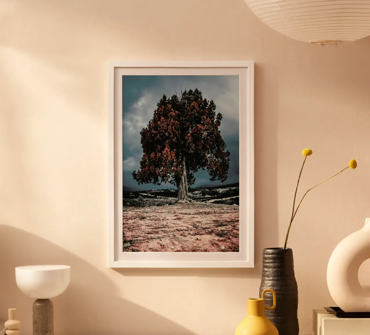 The Red Giant Tree carta hahnemühle da Pale Grain