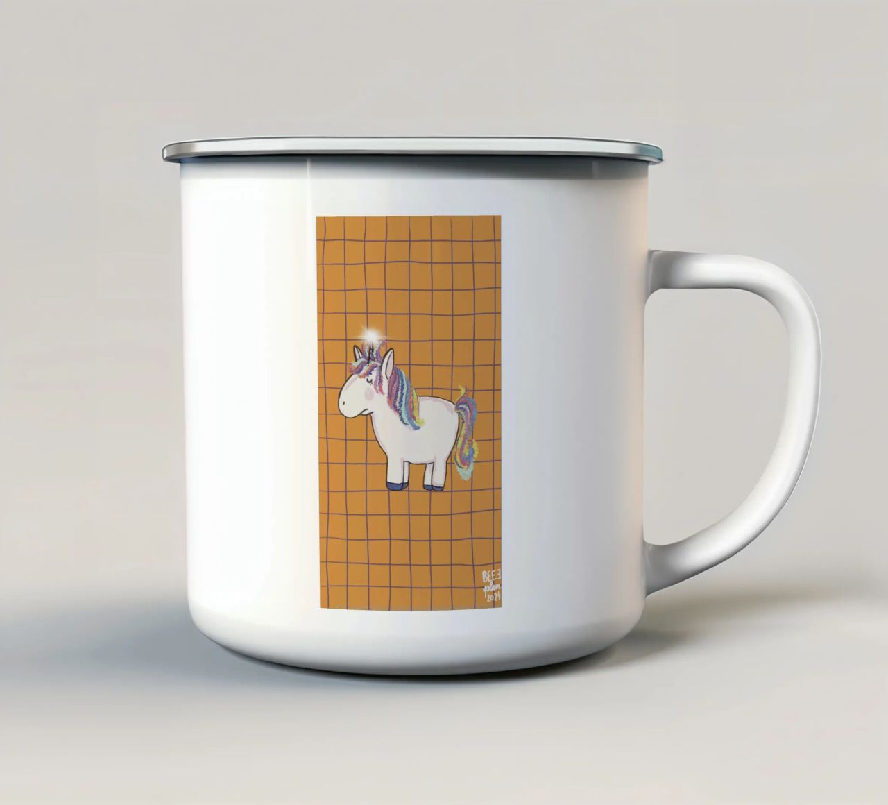 Moodycorn tazza in smalto da Beeeplan