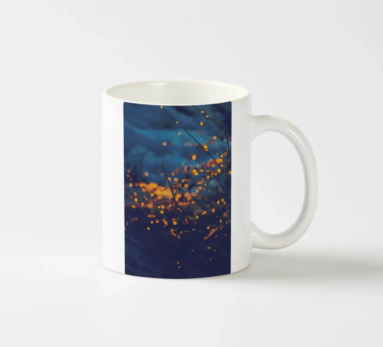 The Particles Keramik Tasse von Pale Grain