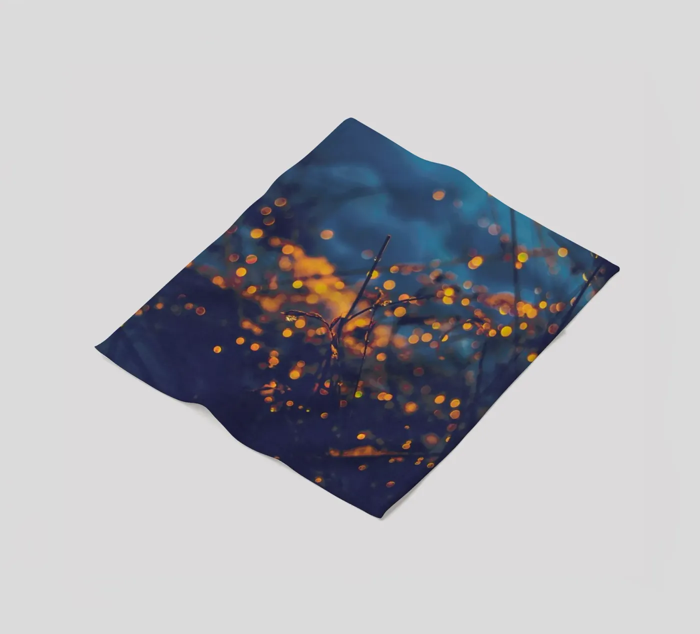 The Particles Fleecedecke von Pale Grain