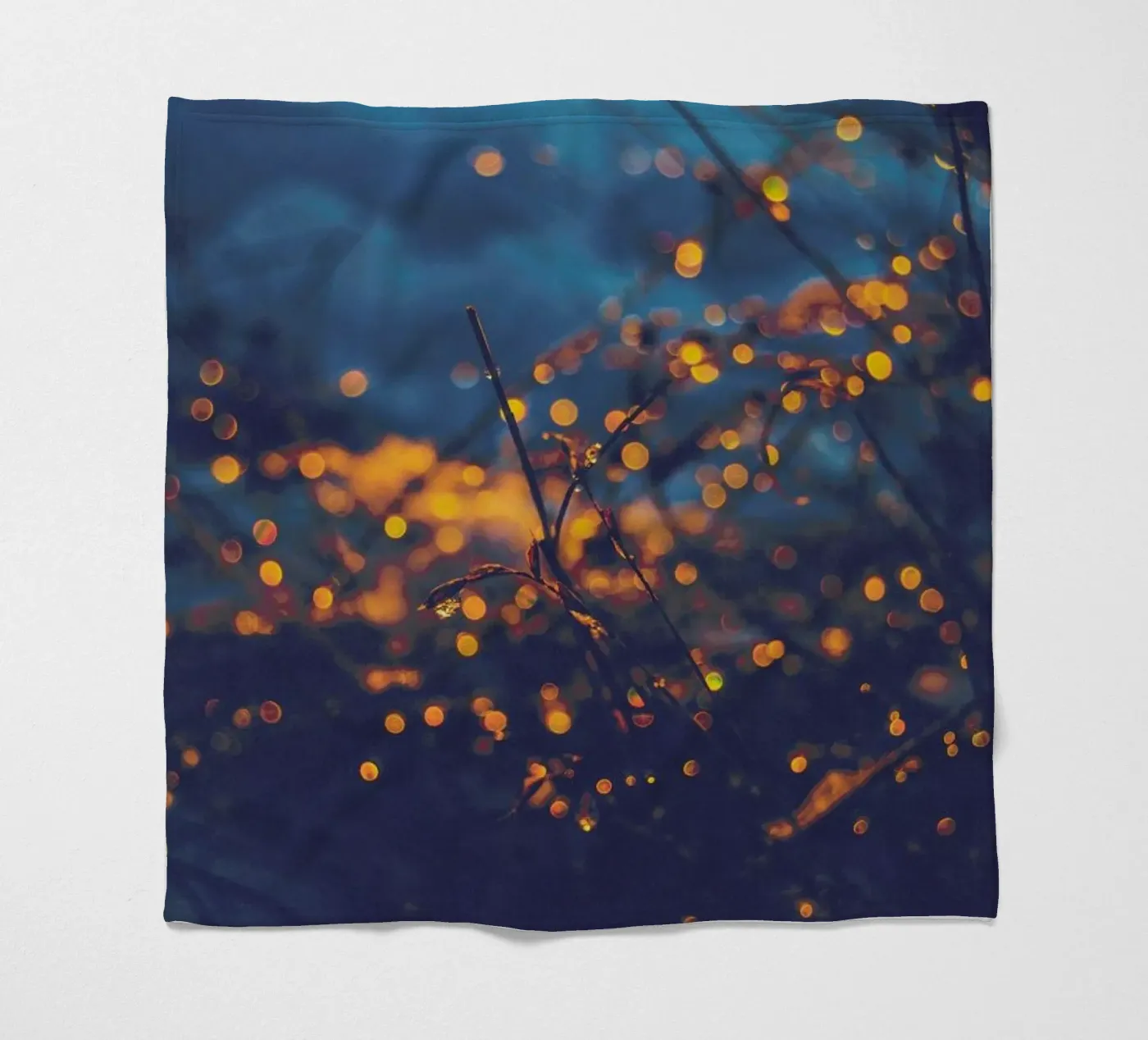 The Particles Fleecedecke von Pale Grain