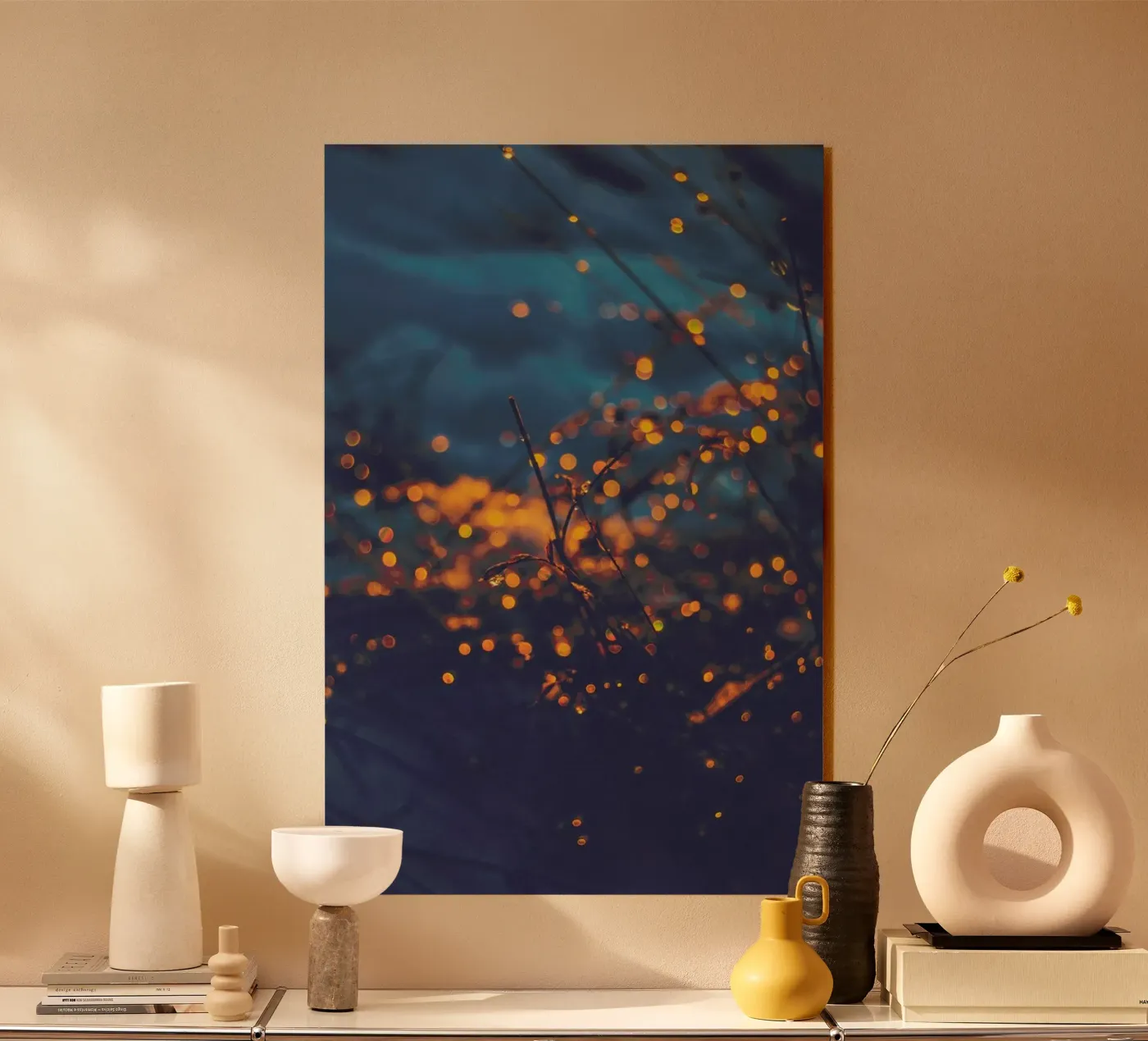 The Particles acryl van Pale Grain