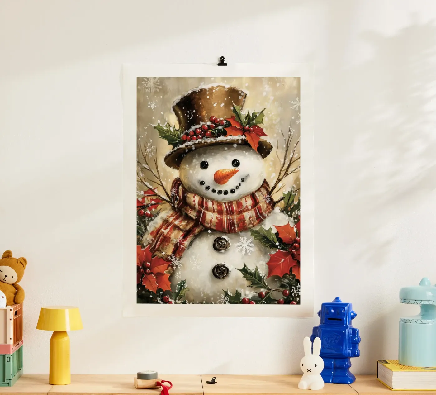 Snowman poster by DWA
