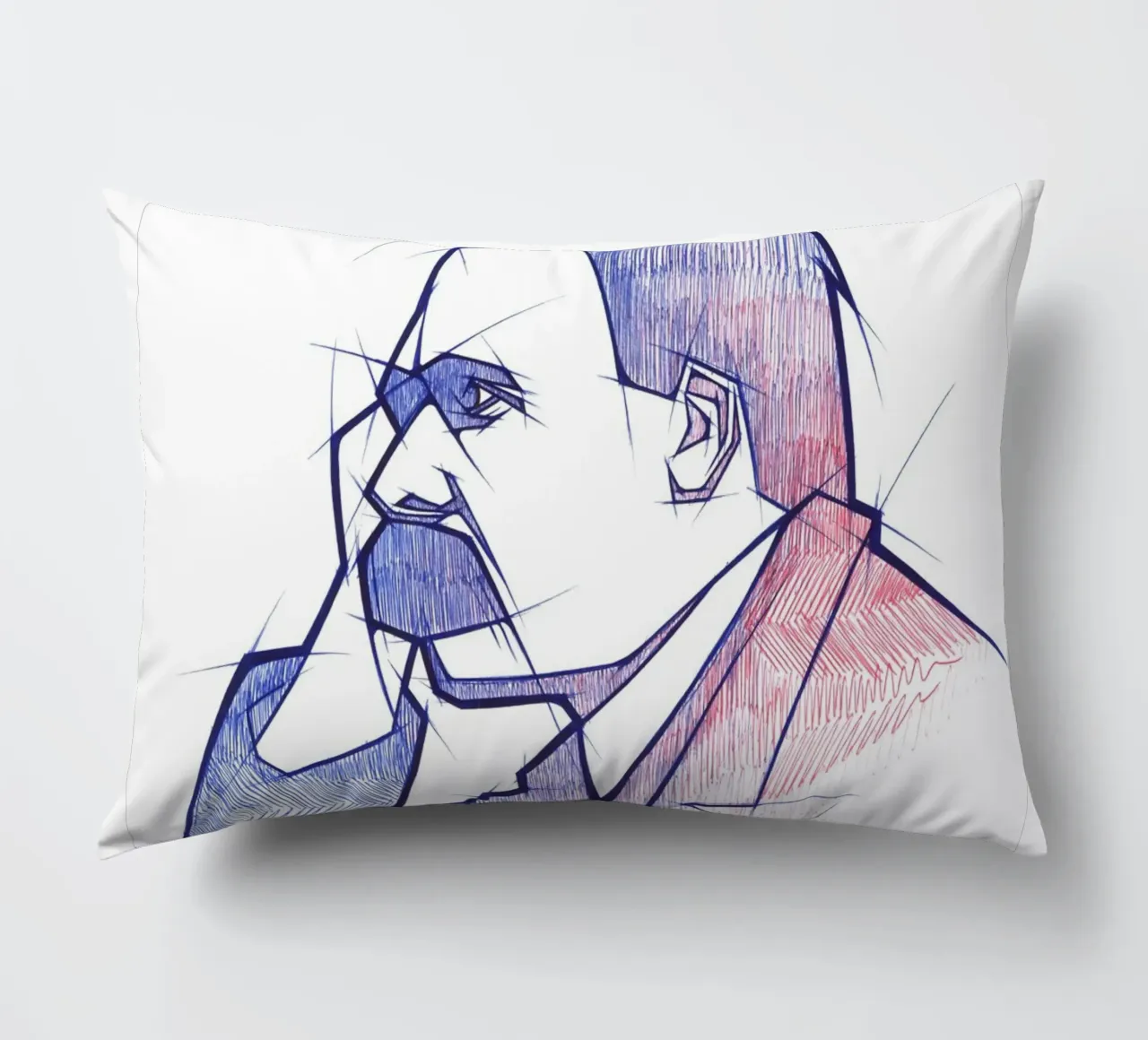 Friedrich Nietzsche cuscino da Johannes Siemensmeyer