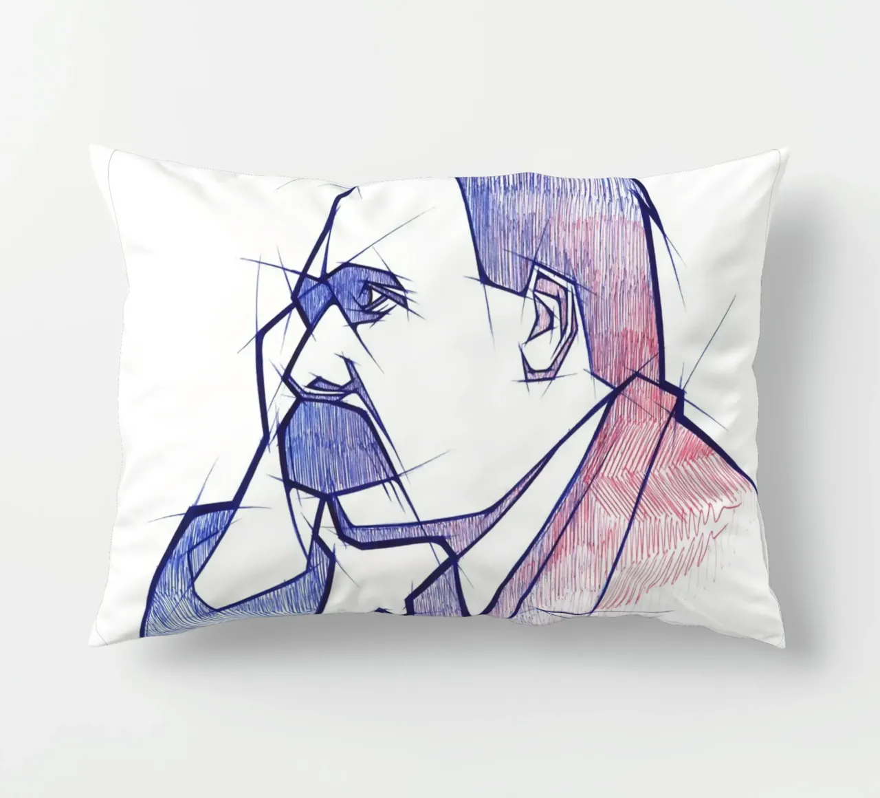 Friedrich Nietzsche cuscino da Johannes Siemensmeyer