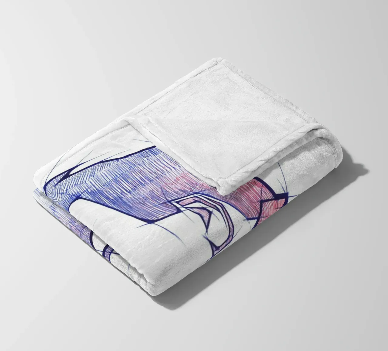 Friedrich Nietzsche fleece blanket by Johannes Siemensmeyer