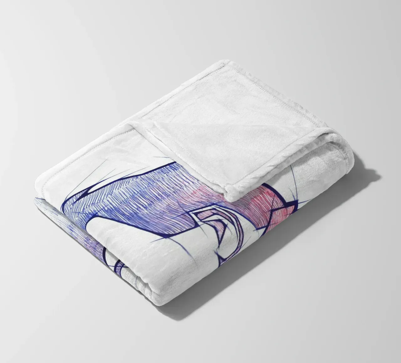 Friedrich Nietzsche fleece blanket by Johannes Siemensmeyer