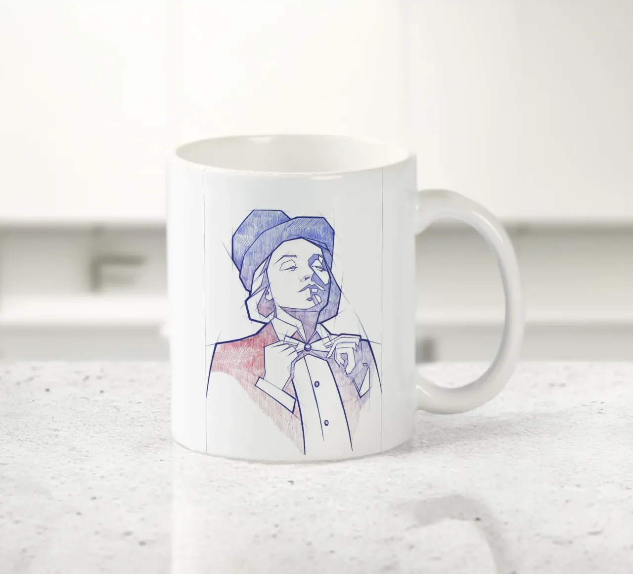 Marlene tazza in ceramica da Johannes Siemensmeyer