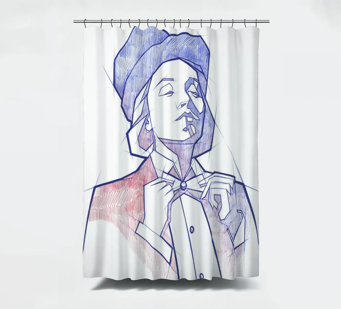 Marlene Duschvorhang von Johannes Siemensmeyer