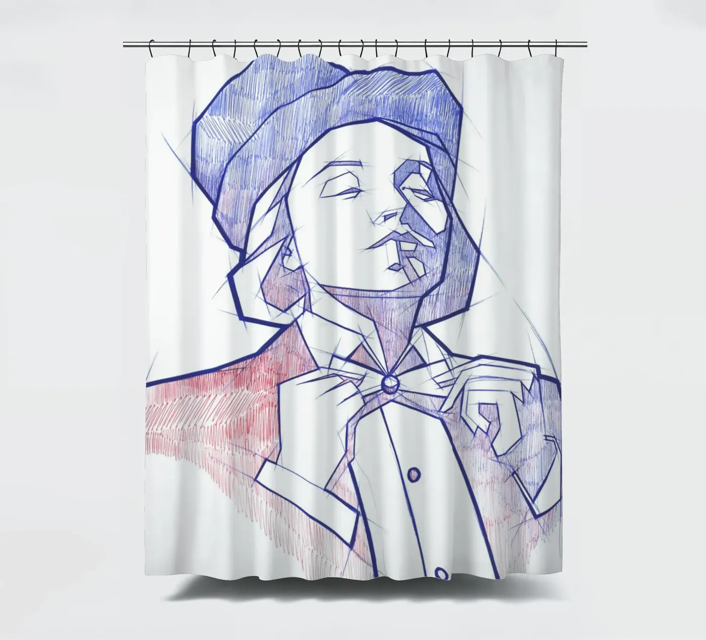 Marlene Duschvorhang von Johannes Siemensmeyer