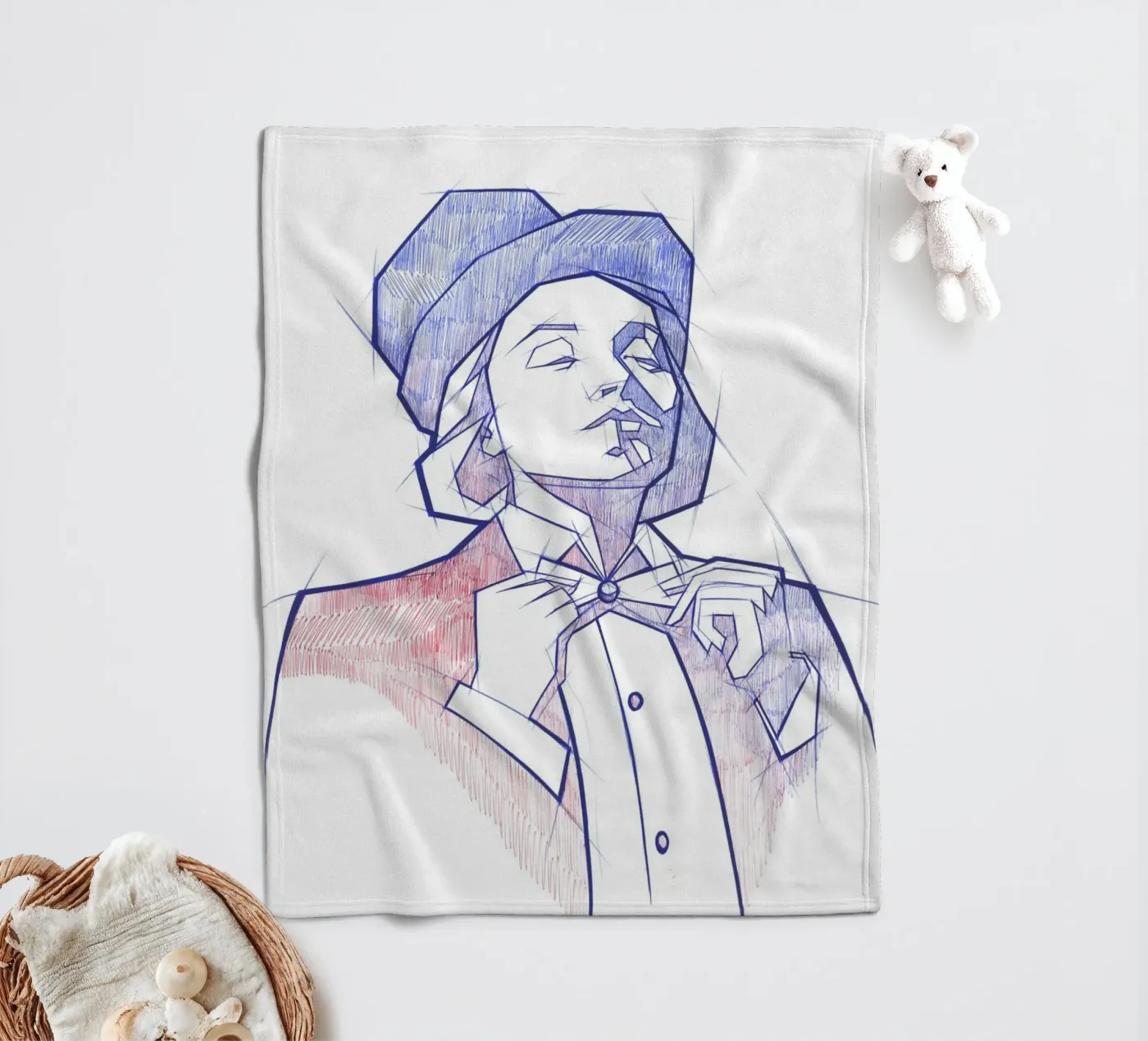 Marlene coperta in pile da Johannes Siemensmeyer