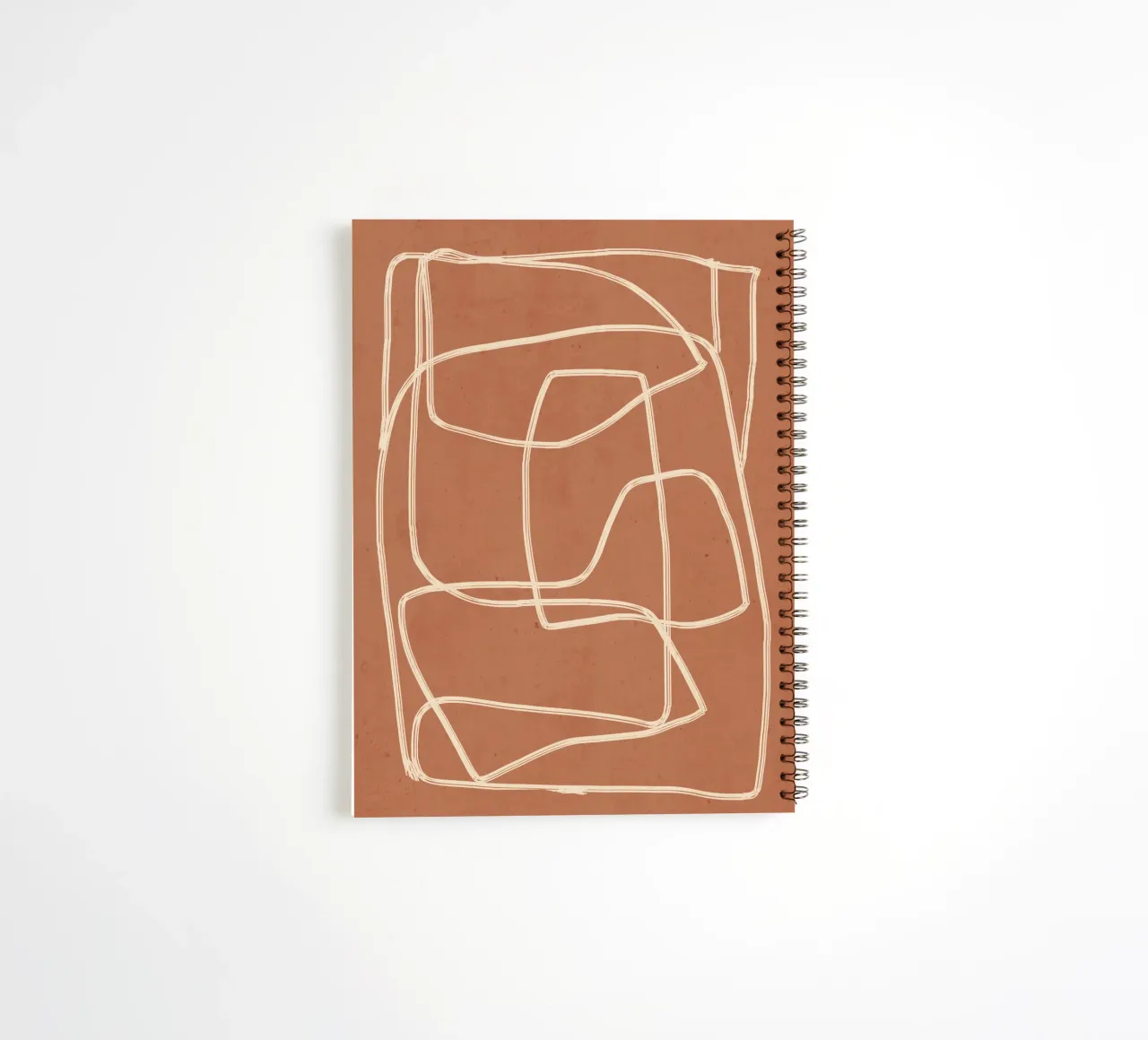 Arte lineal abstracto 22 cuaderno de espiral de ThingDesign