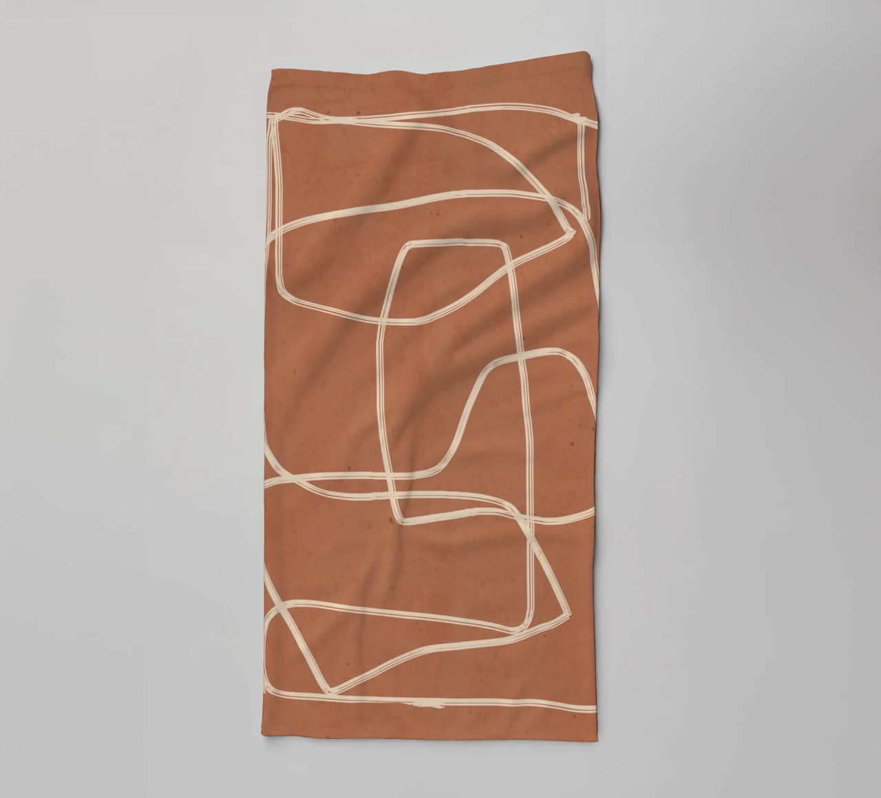 Abstract line art 22 towel by ThingDesign