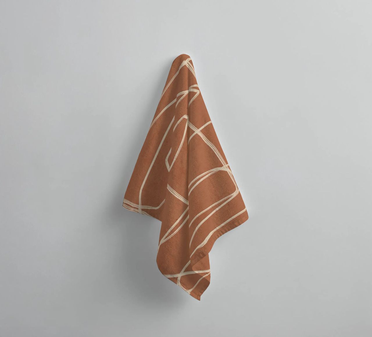 Abstract line art 22 towel by ThingDesign