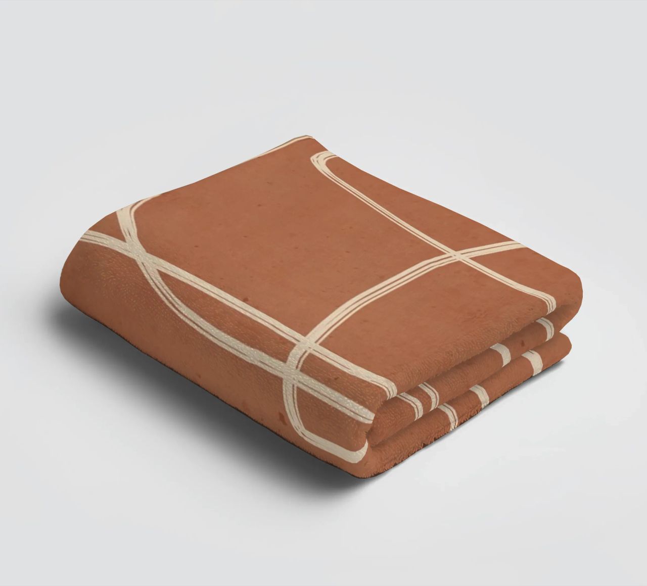 Abstract line art 22 towel by ThingDesign