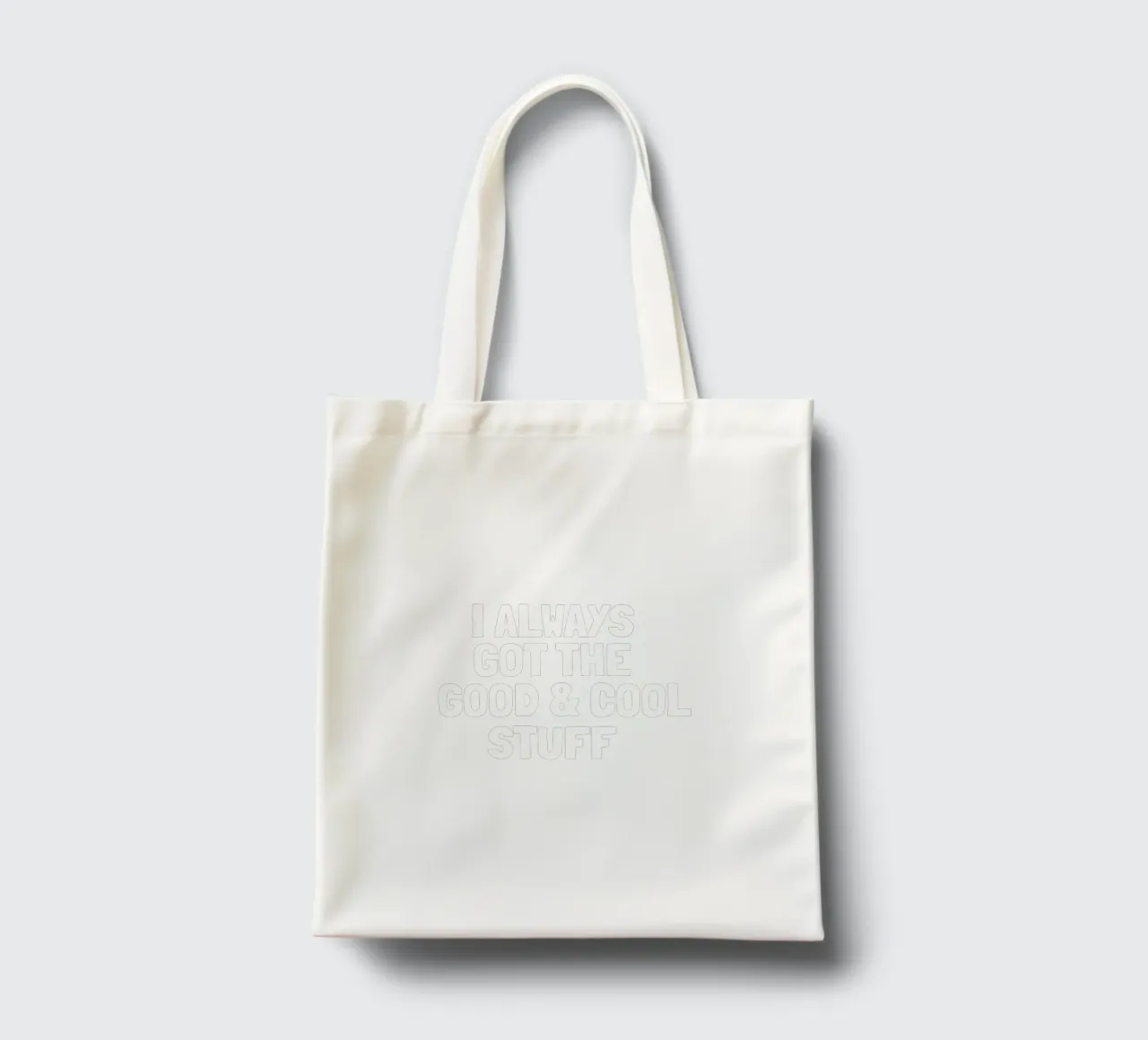 I always got the good and cool stuff borsa in juta da happieeagle