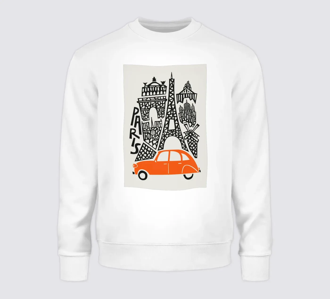 Paysage urbain de Paris sweat de Fox & Velvet