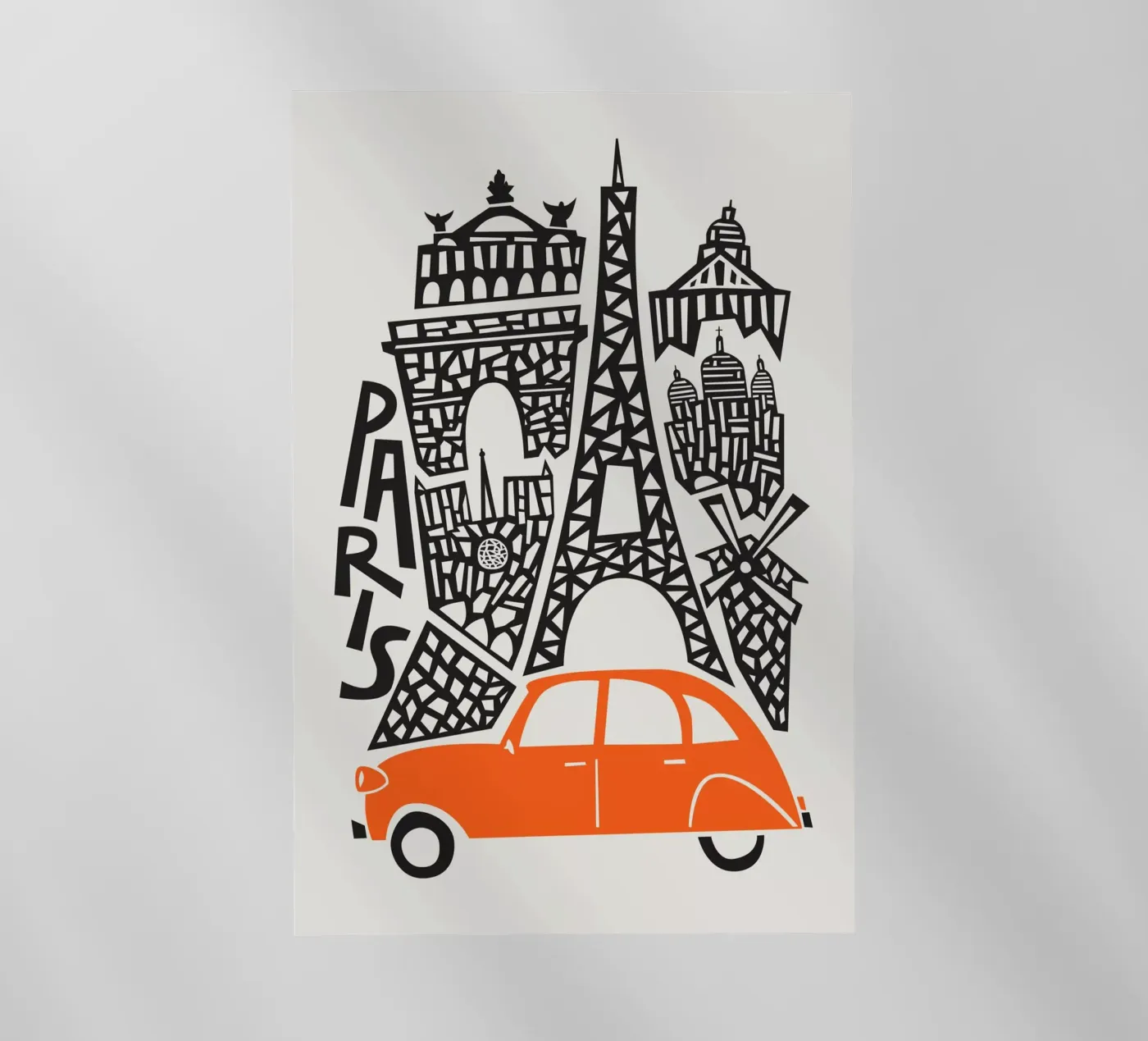 Paris Cityscape pellicola backlit da Fox & Velvet