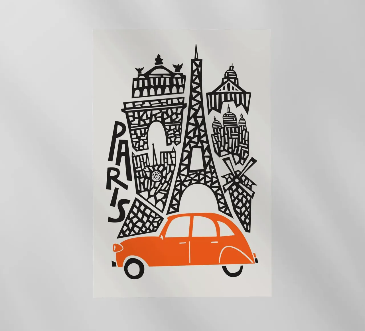 Paris Cityscape pellicola backlit da Fox & Velvet