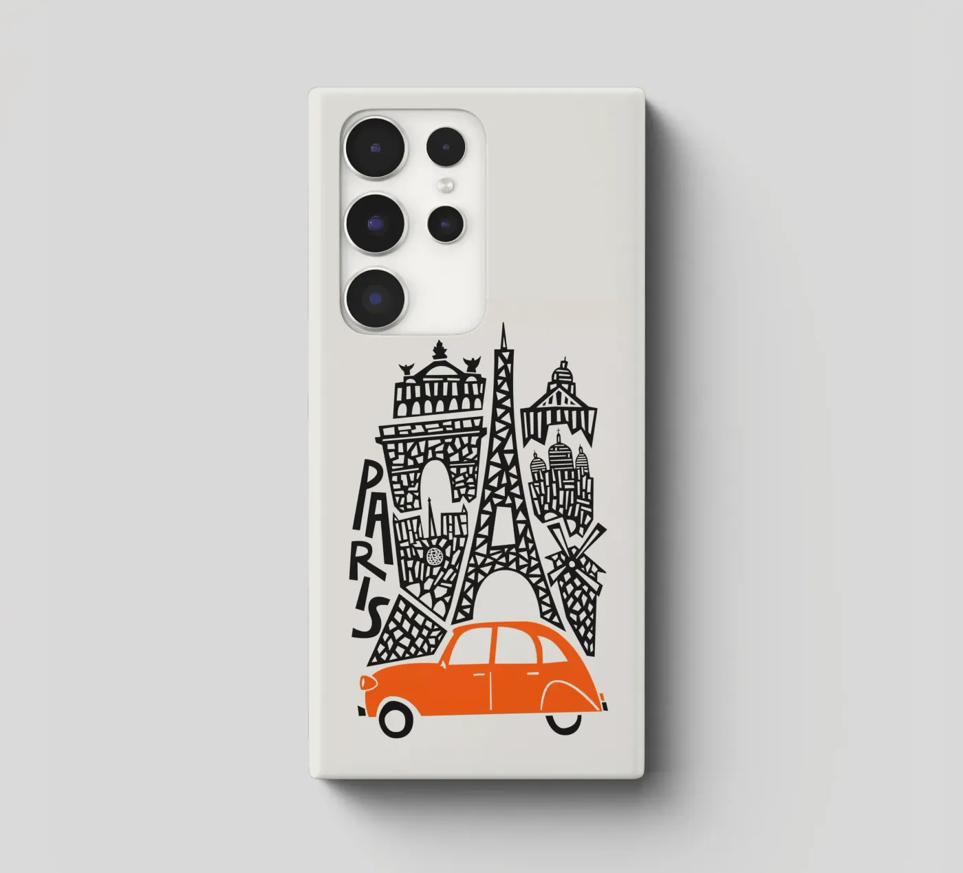 Paysage urbain de Paris coque samsung de Fox & Velvet