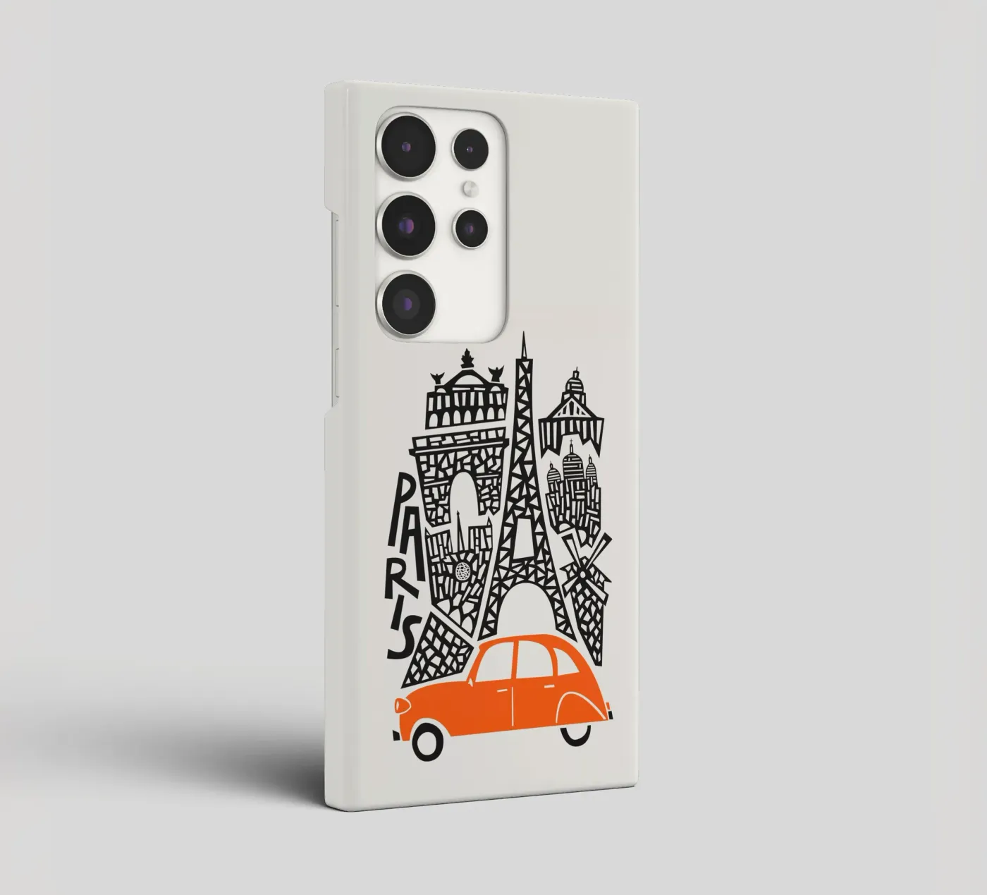 Paysage urbain de Paris coque samsung de Fox & Velvet