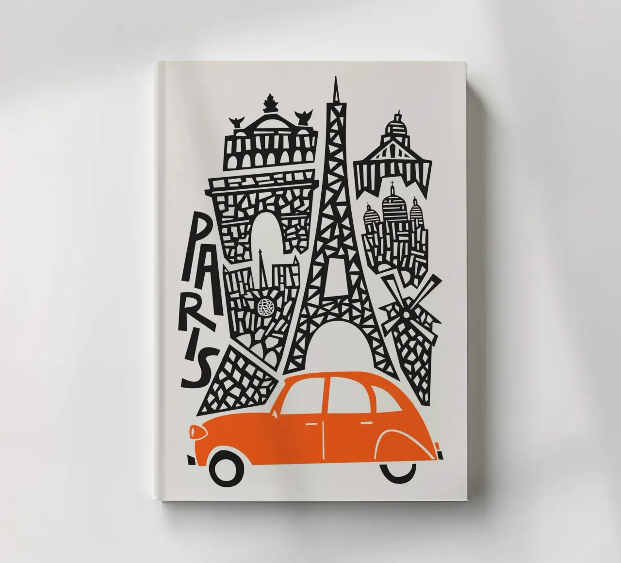 Paris Cityscape notebook by Fox & Velvet