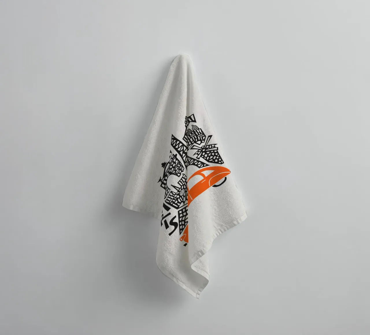 Paris Cityscape towel by Fox & Velvet